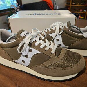 Saucony Jazz Original Vintage Olive White Men's Size 11 US